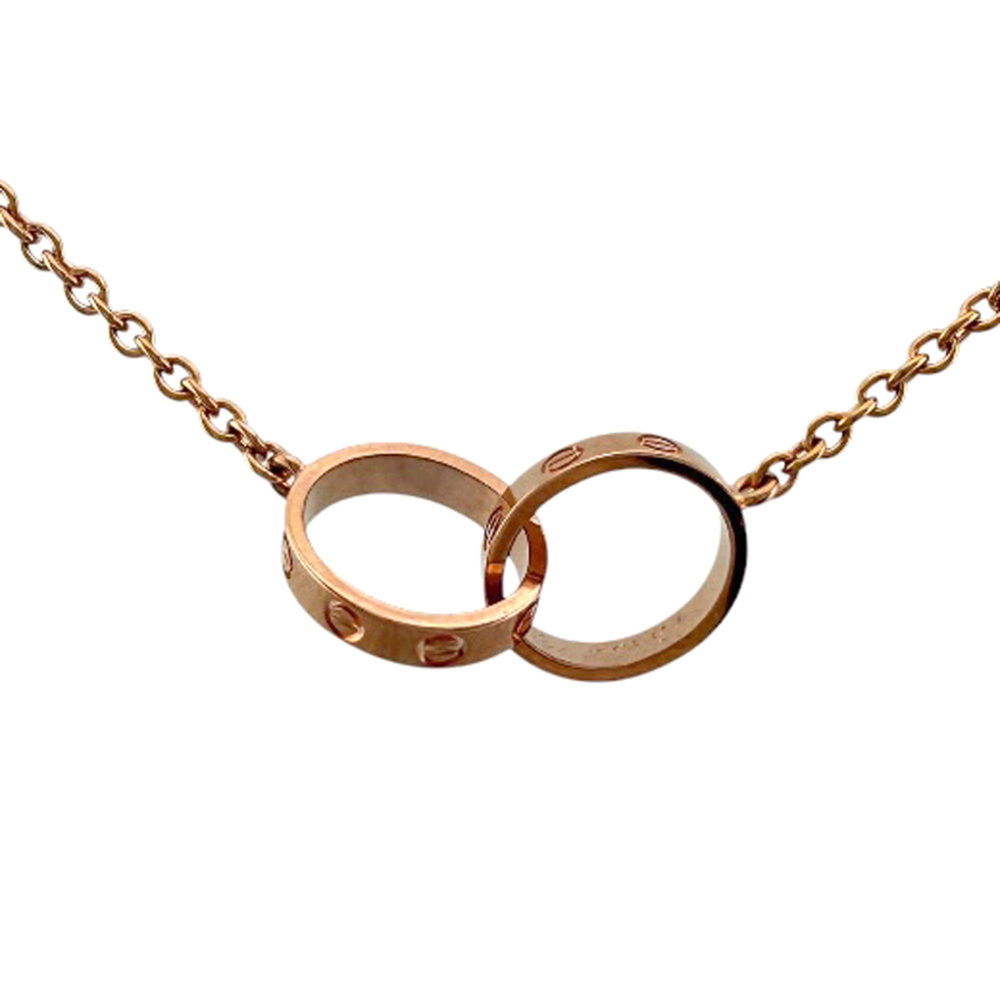 Cartier Baby Love Necklace, 18K Pink Gold, Women's, CARTIER - Picture 3 of 9